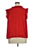 ELOQUII 100% Polyester Red Sleeveless Blouse Size 16 Plus - photo 2