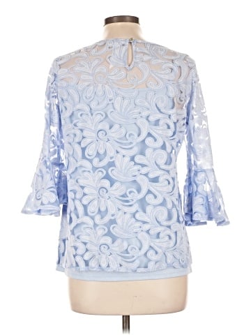 NY Collection 3/4 Sleeve Blouse (view 2)