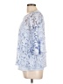NY Collection Blue 3/4 Sleeve Blouse Size L - photo 5