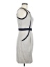 Club Monaco Color Block Gray Cocktail Dress Size 6 - photo 4