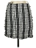 Zara Checkered-gingham Silver Casual Skirt Size XS - photo 1