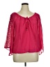 Alyx 100% Polyester Pink 3/4 Sleeve Blouse Size XL - photo 1