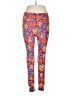 Lularoe Floral Purple Leggings Size 1X (Tall & Curvy) - photo 1