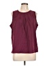 Unbranded 100% Polyester Burgundy Sleeveless Blouse Size L - photo 1