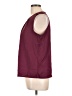 Unbranded 100% Polyester Burgundy Sleeveless Blouse Size L - photo 5