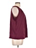 Unbranded 100% Polyester Burgundy Sleeveless Blouse Size L - photo 4