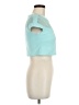 Mac Duggal Teal Short Sleeve Top Size 8 - photo 4