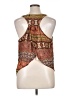 Ambiance 100% Polyester Brown Sleeveless Blouse Size XL - photo 2