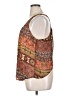 Ambiance 100% Polyester Brown Sleeveless Blouse Size XL - photo 5