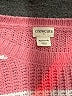 Crewcuts Outlet 100% Polyester Stripes Pink Pullover Sweater Size 12 - 14 - photo 3