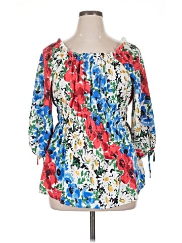 Suzanne Betro 3/4 Sleeve Blouse (view 1)