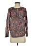 J.Crew Paisley Blue Long Sleeve Blouse Size 4 - photo 1