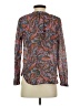 J.Crew Paisley Blue Long Sleeve Blouse Size 4 - photo 2