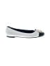 Tory Burch 100% Leather White Flats Size 6 - photo 1