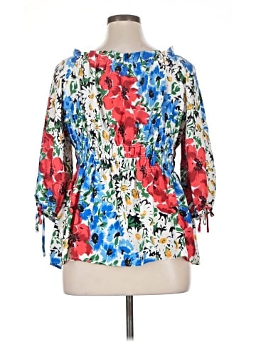 Suzanne Betro 3/4 Sleeve Blouse (view 2)