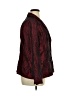 Chico's Paisley Burgundy Blazer Size XL (3) - photo 4