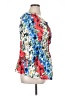 Suzanne Betro Blue 3/4 Sleeve Blouse Size 1X - photo 4