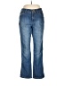 Gloria Vanderbilt Chevron-herringbone Blue Jeans Size 16 - photo 1