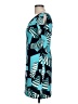 Leota Graphic Teal Casual Dress Size 10 (estimated) - photo 5