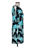 Leota Graphic Teal Casual Dress Size 10 (estimated) - photo 4
