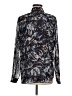 CAbi 100% Polyester Paisley Blue Long Sleeve Blouse Size M - photo 2