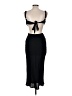 Olivaceous 100% Rayon Black Cocktail Dress Size M - photo 2