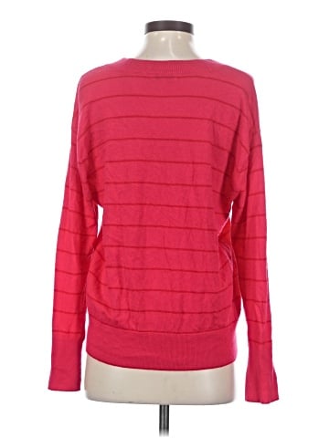 Madewell Cashmere U-Neck Pullover in Stripe (view 2)
