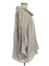 Flax 100% Linen Gray Poncho Size 10 (M) - photo 4