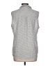 Miss Love 100% Polyester Gray Sleeveless Blouse Size L - photo 2