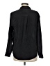 Rails 100% Silk Black Long Sleeve Silk Top Size M - photo 2