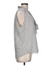 Miss Love 100% Polyester Gray Sleeveless Blouse Size L - photo 4