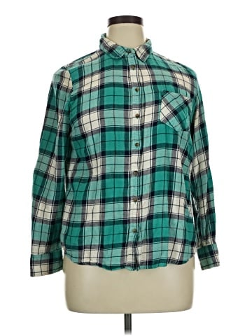 Merona Long Sleeve Button-Down Shirt (view 1)
