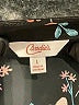 Candie's 100% Polyester Floral Black Long Sleeve Blouse Size L - photo 7