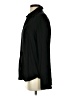 Zara 100% Lyocell Solid Black Long Sleeve Button-Down Shirt Size S - photo 5