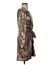 Nine West 100% Polyester Metallic Brown Cocktail Dress Size S - photo 4