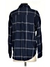 Z Supply Plaid Blue Long Sleeve Button-Down Shirt Size XS - photo 2