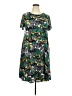 Lularoe Tropical Green Casual Dress Size 3X - photo 1