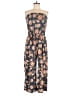 Maurices Floral Blue Jumpsuit Size M - photo 1