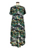Lularoe Tropical Green Casual Dress Size 3X - photo 2