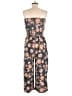 Maurices Floral Blue Jumpsuit Size M - photo 2