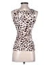 Tapemeasure Ivory Silver Sleeveless Top Size S - photo 2