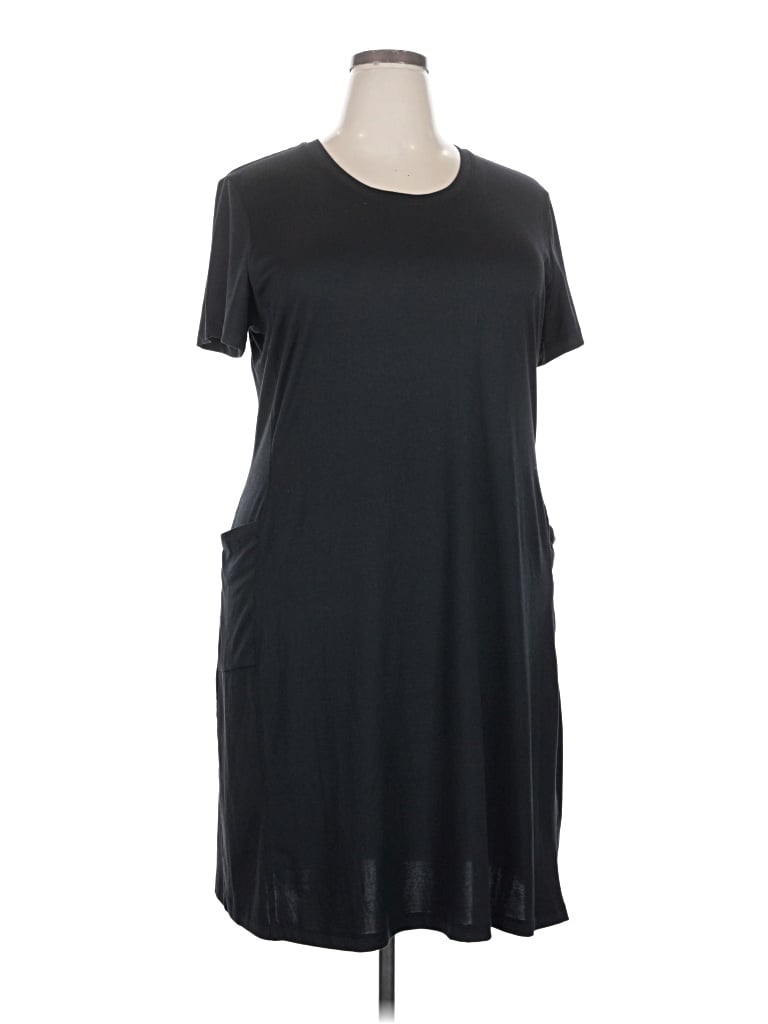 Pre-owned Skechers Casual Dress In Black