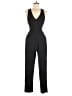 Astr Solid Black Jumpsuit Size M - photo 1