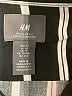 H&M 100% Viscose Stripes Black Short Sleeve Button-Down Shirt Size XS - photo 7