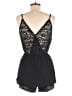 Ambiance 100% Rayon Hearts Black Romper Size M - photo 2