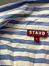 STAUD Blue Long Sleeve Button-Down Shirt Size XS - photo 7
