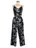 Papermoon 100% Polyester Graphic Black Jumpsuit Size M - photo 1