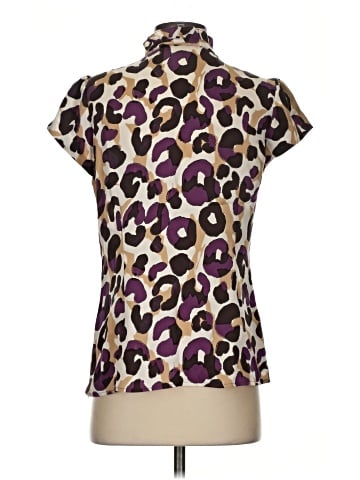 Classiques Entier Short Sleeve Silk Top (view 2)