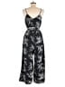 Papermoon 100% Polyester Graphic Black Jumpsuit Size M - photo 2