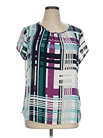 Van Heusen Short Sleeve Blouse (view 1)